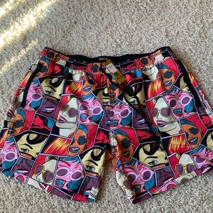 Dolcessa men’s swim trunks.  New w/tags size L multicolor